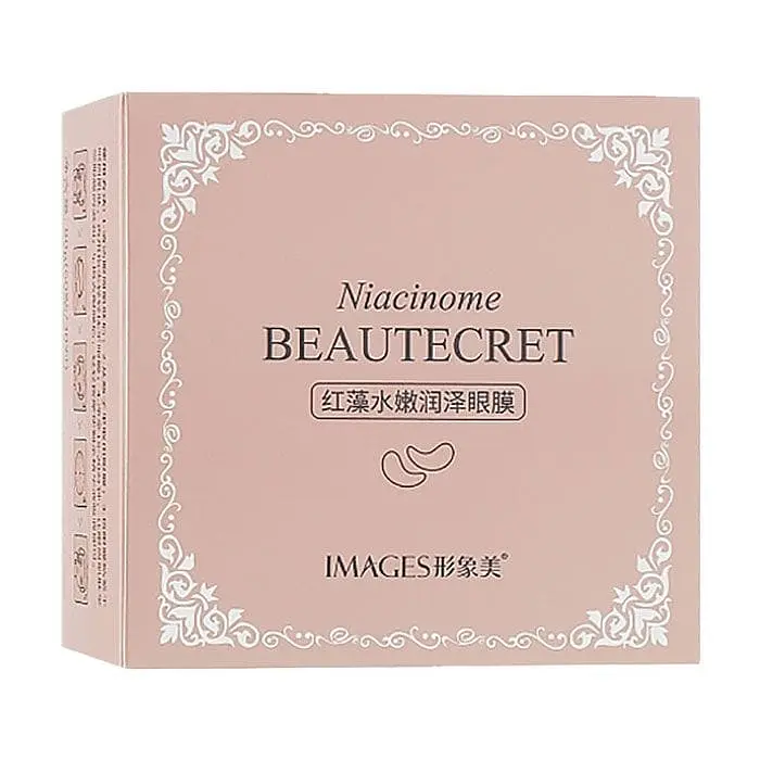Гідрогелеві патчі Images для очей з ніацинамідом і водоростями Niacinome Red Algae Moisturizing Eye Mask - фото 4