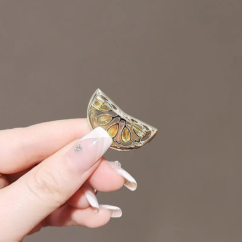 Брошь Лимон женская брошь-булавка (84946787) - фото 3