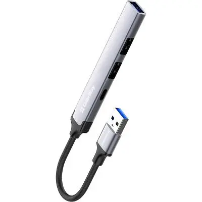 Концентратор ColorWay USB-A 4-в-1 USB2.0х3/USB3.0 (CW-HUB05) - фото 2