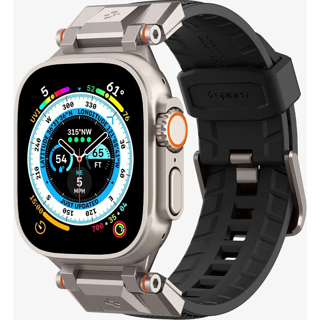 Ремінець Spigen DuraPro Armor для Apple Watch 42/44/45/49mm Black [AMP06065] [96961] - фото 2