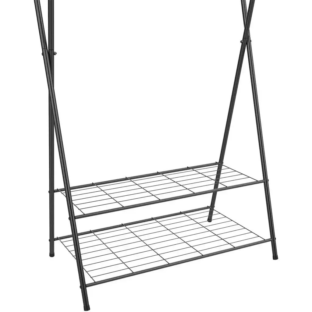 Вішалка-стійка для одягу Casa Si Garment Rack Bamboo Black - фото 3