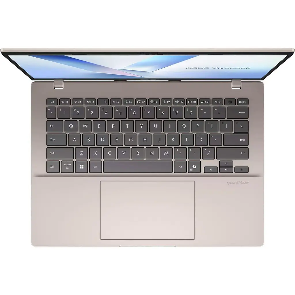 Ноутбук ASUS Vivobook 14 M1407KA-LY230 (14 FMI, Ryzen 5 AI 330, 16 GB, 512 SSD, UMA, DOS) Platinum Gold (90NB15H2-M00DV0) - фото 4