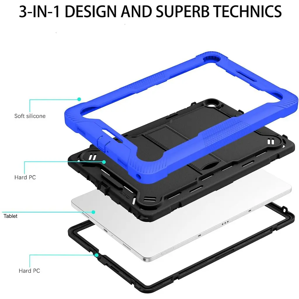 Чохол Hybrid Arm Defender Lenovo Tab 10.1 2025 TB311XU TB311FU Синій - фото 3