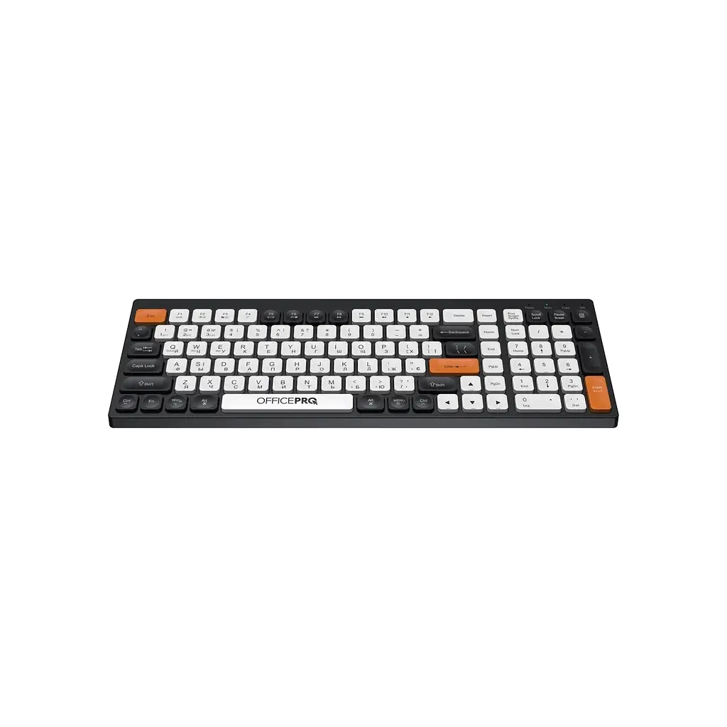 Клавіатура Ajazz SK985BO Bluetooth/Wireless UA Black/White (SK985BO) - фото 2
