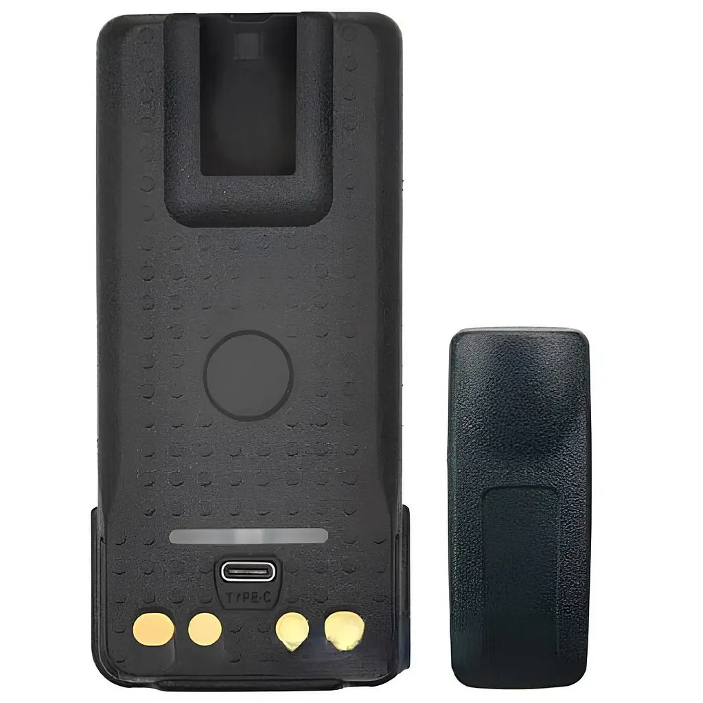 Акумулятор для Рації Motorola DP4400 5000 mAh з USB-C Батарея на Радіостанцію Моторола DP4800 DP4600 DP4400e + кліпса