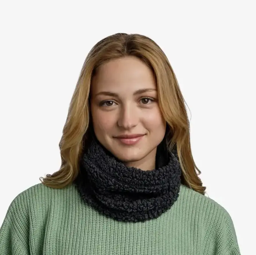 Шарф-труба Buff Switch Polar Neckwarmer, Solid Black Темно-серый - фото 3