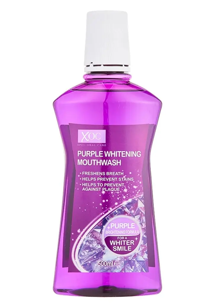Ополіскувач для ротової порожнини Xpel Marketing Purple Mouthwash відбілювальний 500 мл