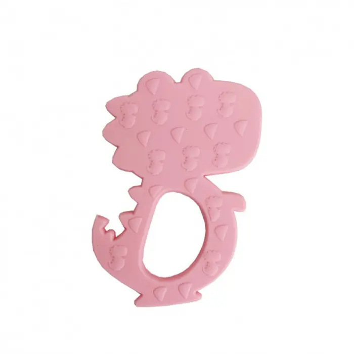 Силіконовий прорізувач "Діно" MGZ-0415(Pink) - фото 2