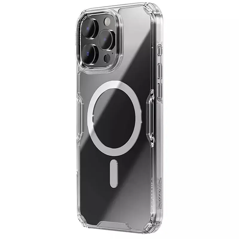 TPU чохол Nillkin Nature Pro Magnetic для Apple iPhone 16 Pro (6.3) Безбарвний (прозорий) - фото 3