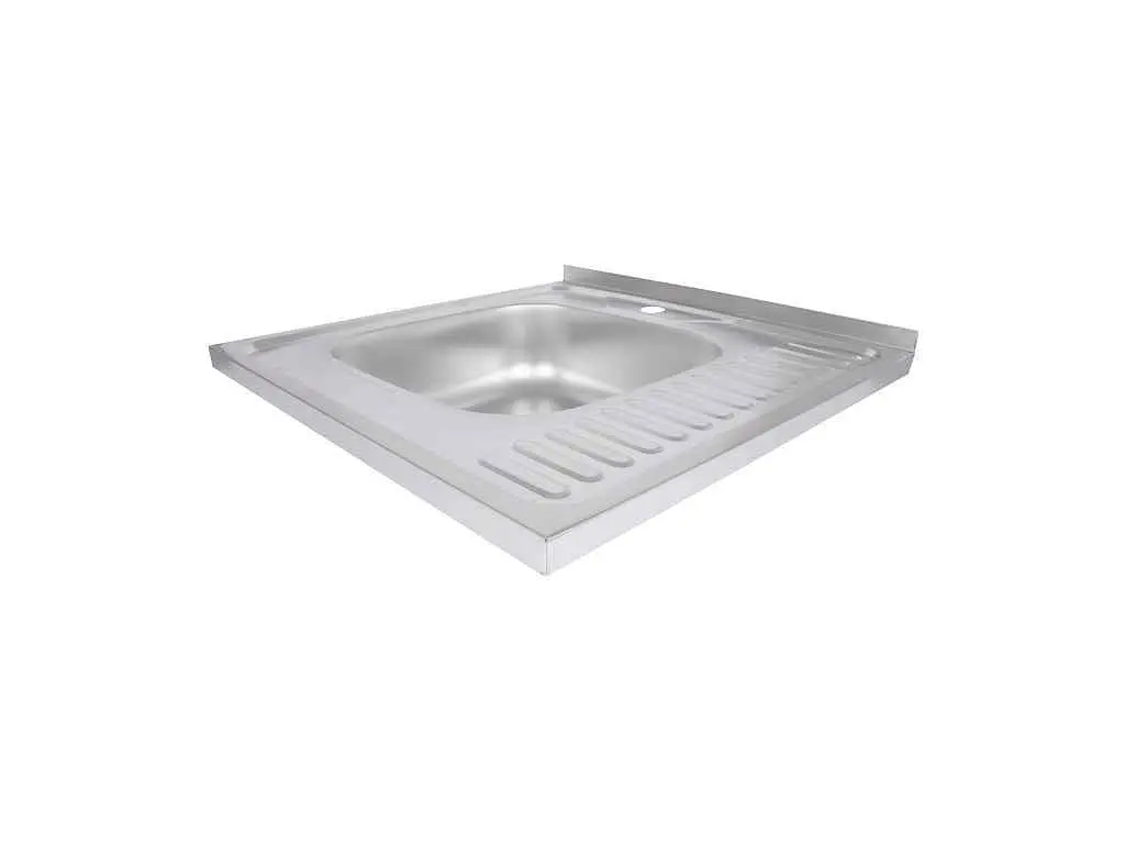 Мийка накладна Brinex 600х600х160мм 1 6060-L, Satin 0,6мм BRIN6060LSAT06 - фото 3