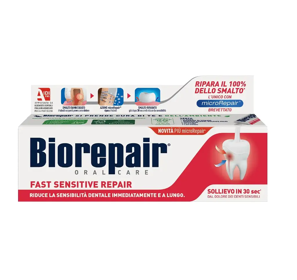 Зубна паста Швидке позбавлення чутливості BioRepair 75 мл - фото 2