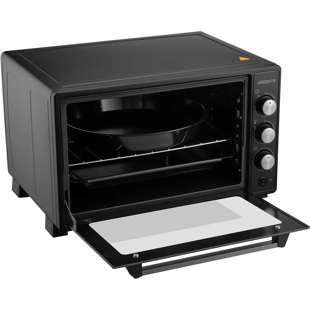 Электропечь Ardesto 1300 Вт, 40 л, скрыт.ниж.тен, таймер, подсвеч., конвекция, черный - фото 4