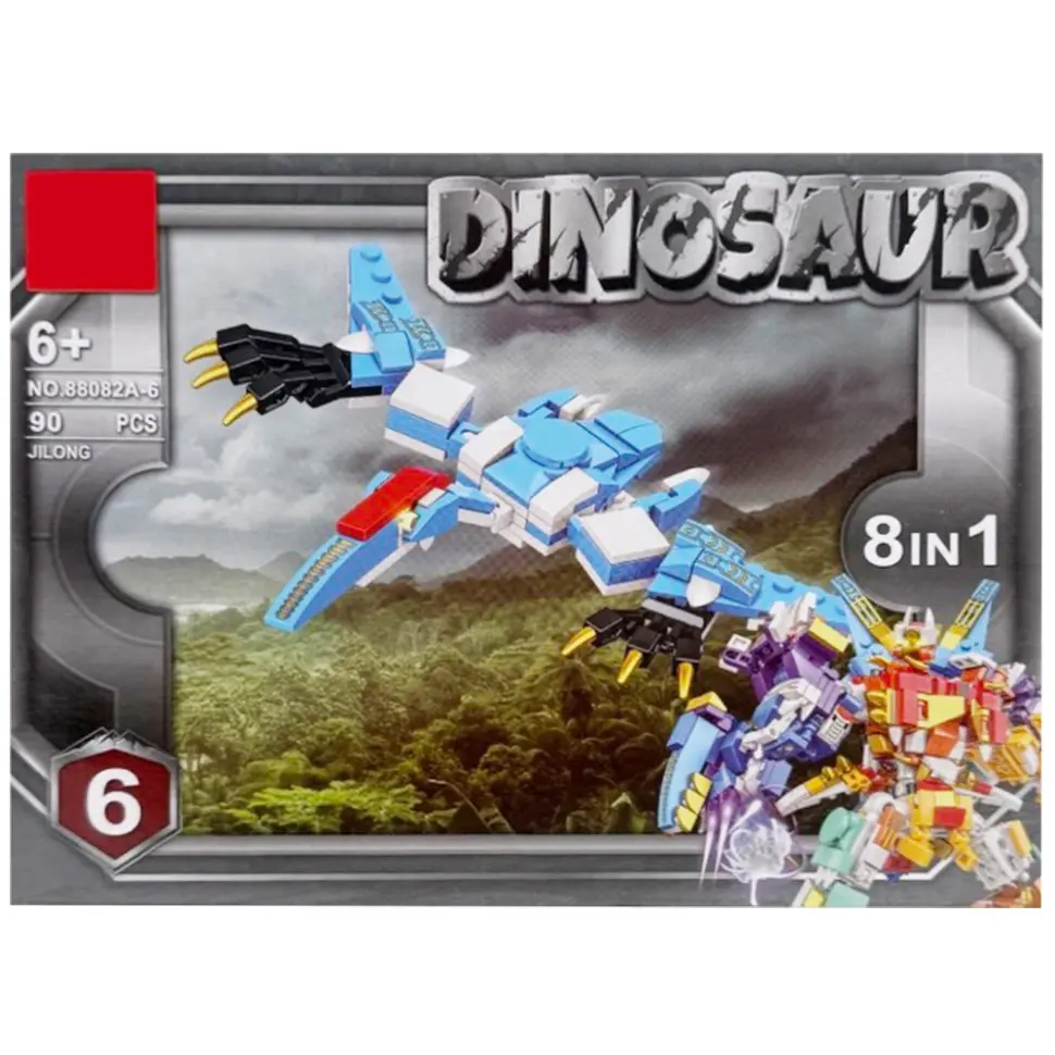 Дитячий конструктор "Dinosaur" 88082A-6, 90 деталей