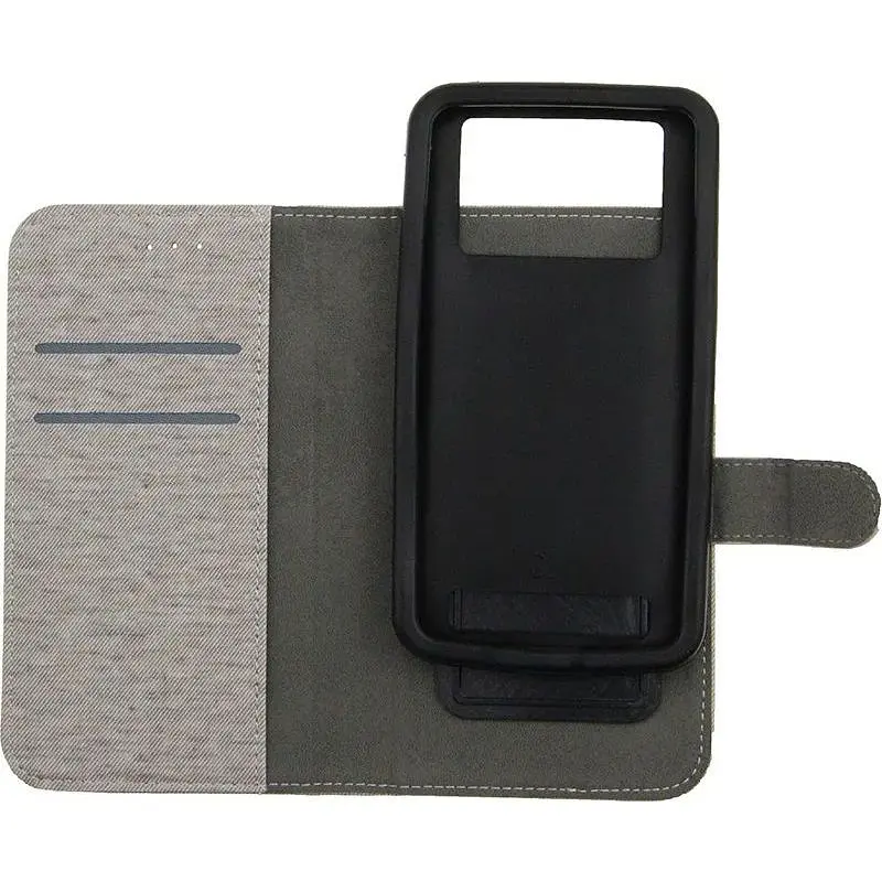 Чохол-книжка Toto Book Silicone Slide Universal Cover 6.5" (№4) Gray - фото 5