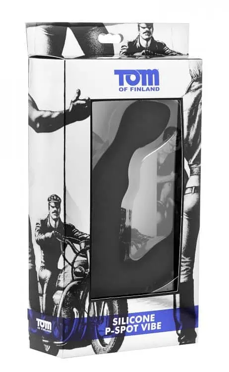Масажер простати Tom of Finland Silicone P-Spot Vibe, 12х3 см - фото 3