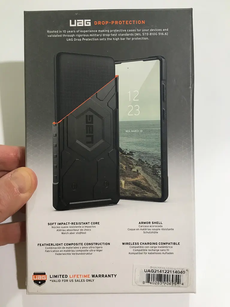 Оригінальний протиударний чохол UAG Pathfinder для Samsung Galaxy S23 Black (214122114040) - фото 9