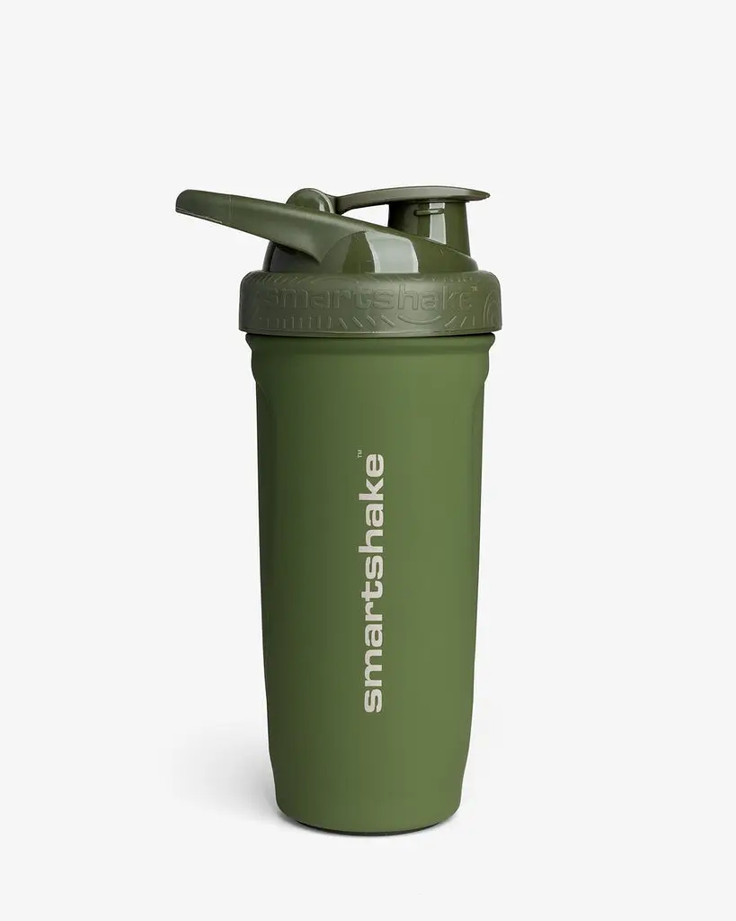 Шейкер спортивный металлический Reforce Stainless Steel 30oz SmartShake 900 мл fit0012528 - фото 2