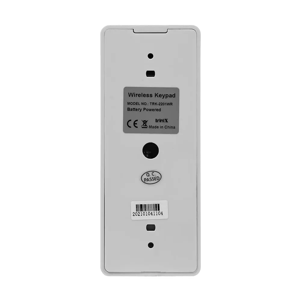 Клавіатура бездротова зі зчитувачем EM-Marine Trinix TRK-2201WR White (71-00001) - фото 4