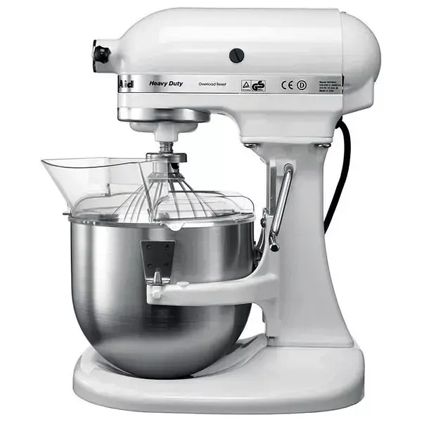 Кухонна машина KitchenAid Heavy Duty 4,8 л 5KPM5EWH з відкидним блоком білий - фото 3