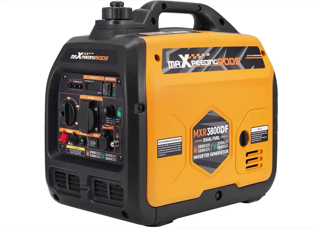 Генератор інверторний БЕНЗИНОВИЙ MXR3800 (3,2 kW), однофазний, 220V, 50Hz, об'єм бака 4л, ручний запуск - фото 2