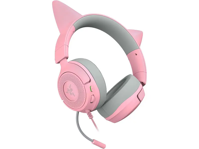 Навушники з мікрофоном Razer Kraken Kitty V3 X Quartz (RZ04-05350100-R3M1) - фото 2