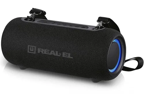 Колонка портативна 2.0 X-725 Black, 2 x 7.5 Вт REAL-EL teh0021014 - фото 2