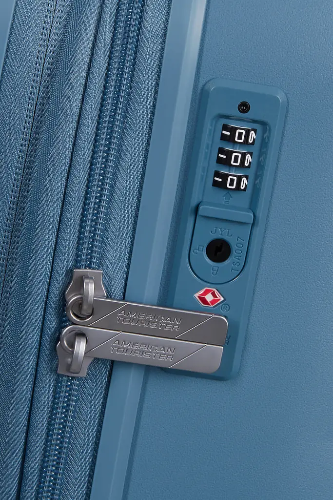 Валіза 55 См American Tourister NEOVIBE STEEL BLUE 55x40x20(23) MK4*01001 - фото 12