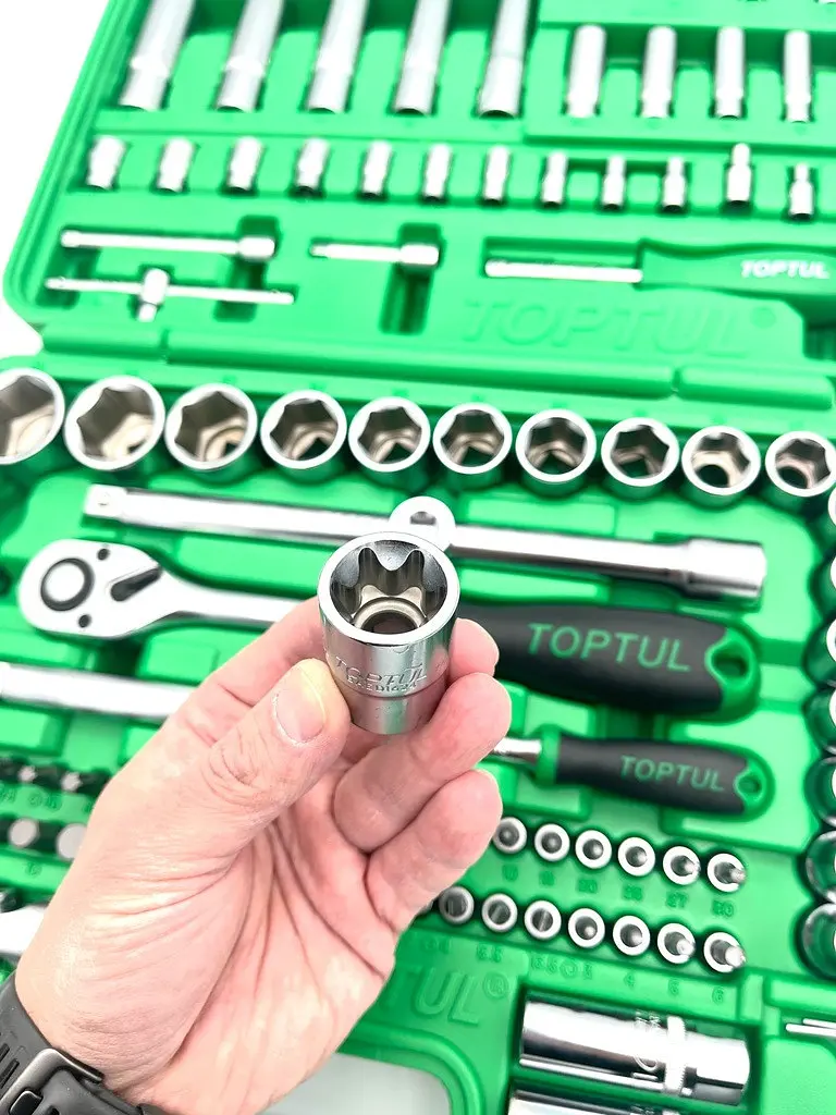 Автомобільний набір інструментів 1/4", 1/2" 108 од. . (6-гр.) TOPTUL GCAI108R - фото 5