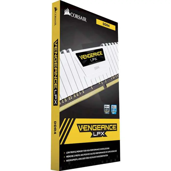 Модуль пам'яті Corsair DDR4 32gb (2x16) Vengeance LPX White 3200 Mhz (CMK32GX4M2E3200C16W) Б/в - фото 5