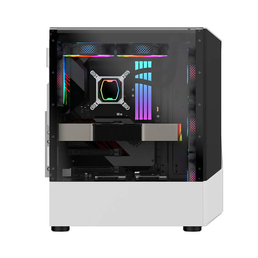 Корпус 1stPlayer F3-A-WH-4F1 White без БП (F3-A-WH-4F1) - фото 5