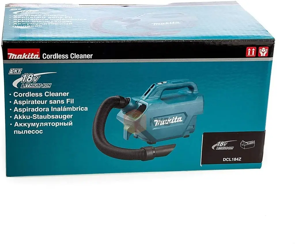 Пилосос акумуляторний для транспортних засобів Makita DCL184Z (54 мбар, 1.4 м3/хв, LXT, без акумуляторів та зарядного пристрою) - фото 8