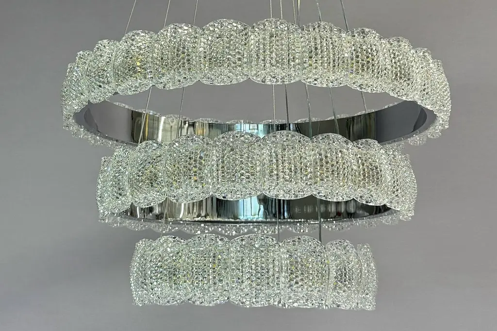 Led люстра кільця Linisoln 1533-50*40*30 CH - фото 2