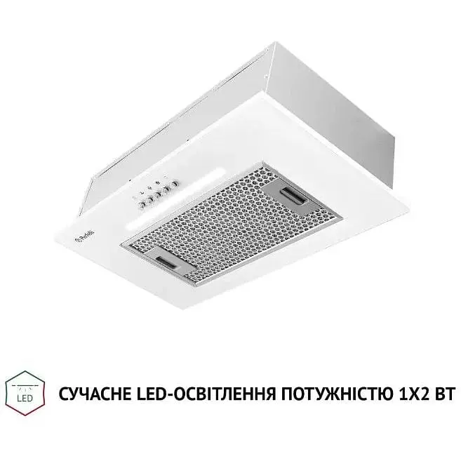 Витяжка вбудована Perfelli BI 5256 WH 700 LED - фото 3