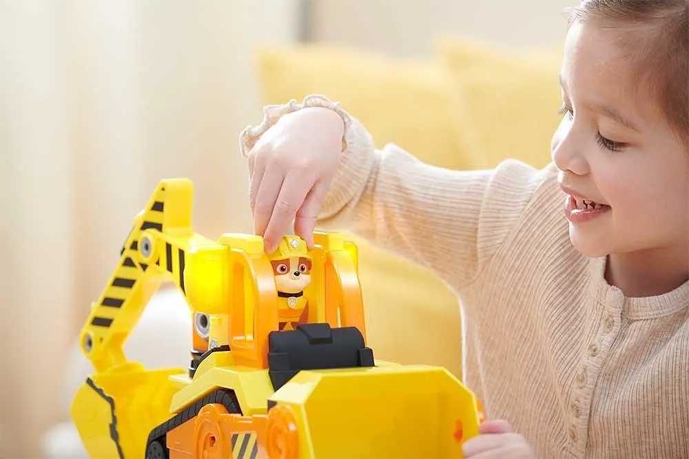 Ігровий набір Rubble & Crew Бульдозер Кремеза будівельний автомобіль-трансформер делюкс (SM28507/6068074) - фото 10