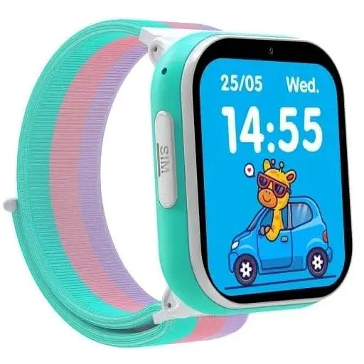 Дитячий смарт-годинник Gelius GP-PK008 (Rainbow) з GPS/4G White - фото 7