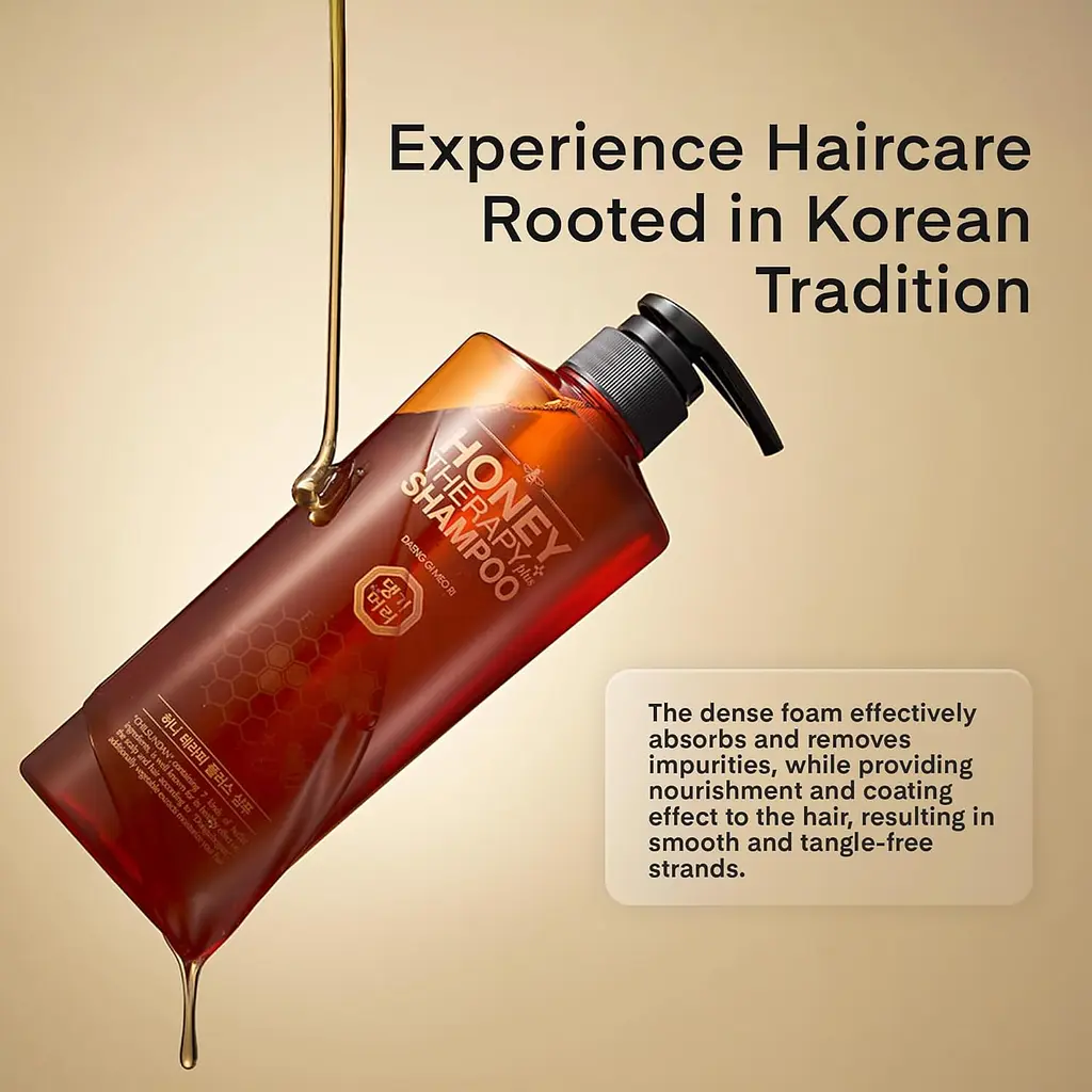 Шампунь Daeng Gi Meo Ri Медовая терапия Honey Therapy Shampoo 500 мл - фото 5