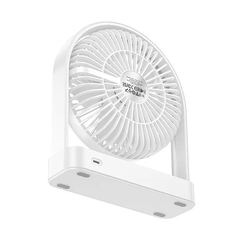 Вентилятор Hoco HX65 2000 mAh Ultra-thin desktop fan белый - фото 3