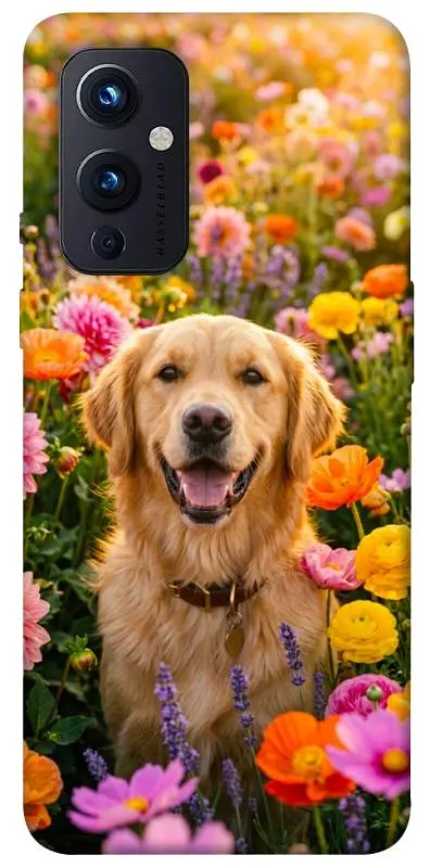 TPU чохол Demsky Flowery labrador для OnePlus 9
