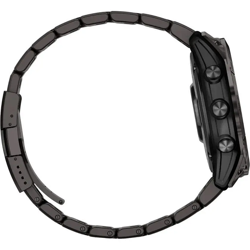 Смарт-годинник Garmin Fenix 7X Pro Sapphire Solar Edition Carbon Gray DLC Titanium with Vented Titanium Bracelet 010-02778-30 [90549] - фото 8