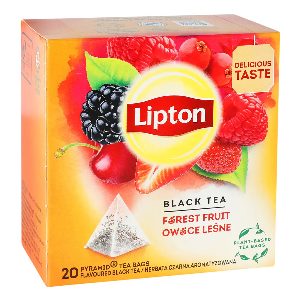 Чай чорний Lipton Forest Fruit, з ароматом лісових ягід, 34 г (25 шт. х 1.7 г) (594013) - фото 3