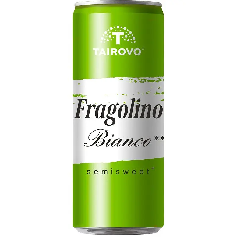 Набір Tairovo Fragolino: напій винний Bianco слабоалкогольний газований напівсолодкий білий  + напій винний Rosato слабоалкогольний газований напівсолодкий рожевий + напій безалкогольний Bianco сильногазований на ароматизаторах 2.97 л (9 шт. х 0.33 л) - фото 2