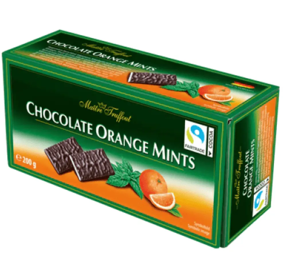 Шоколадні цукерки Maitre Truffout Chocolate Orange Mints 200г - фото 6