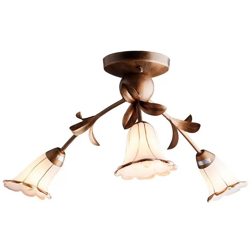 Люстра потолочная Brille флористика E14 60W BR (LK-199C/3) - фото 2