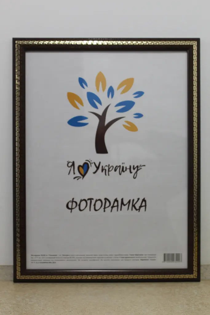 Фоторамка 30х45, вишнева із золотою змійкою, 2416-152-9, СКЛО + ДВП                                                                                                                                                                                                                                                                                                                                                                                                                      