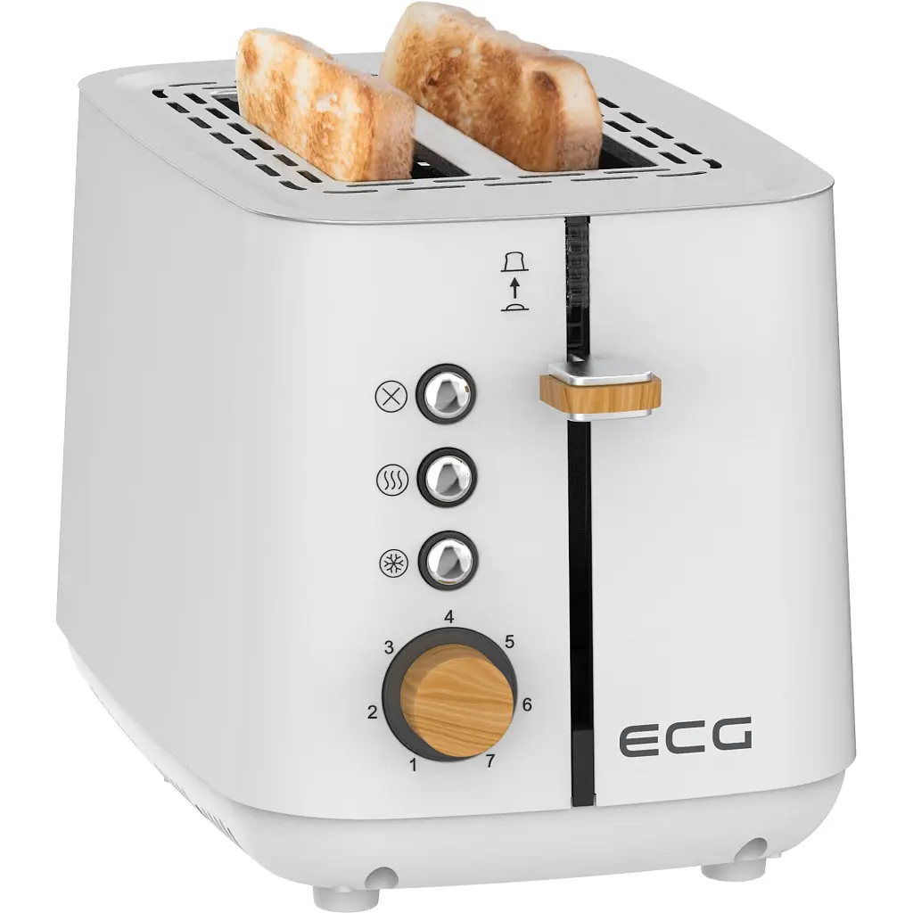 Тостер ECG ST 2768 Timber White - фото 7