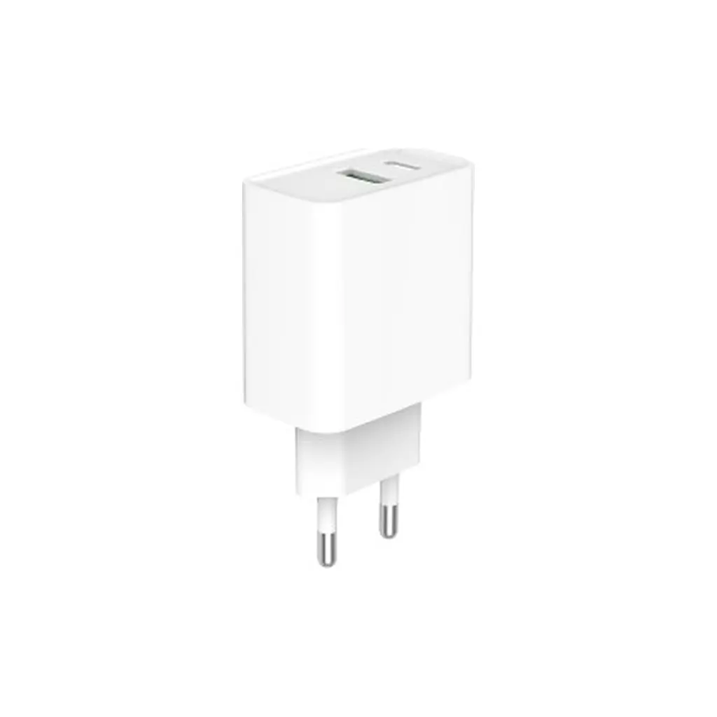 Зарядний пристрій Gembird USB-A + Type-C (PD20W + QC3.0 18W) white (TA-UC-PDQC20-01-W) - фото 3