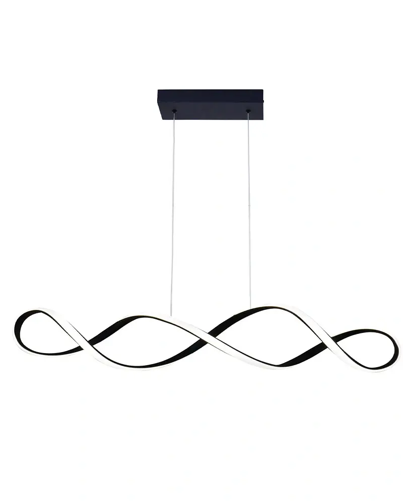 Подвесной светильник, люстра Goldlux 331052 Infinito Led 1x34W 4000K 5300Lm IP20 Черный - фото 3