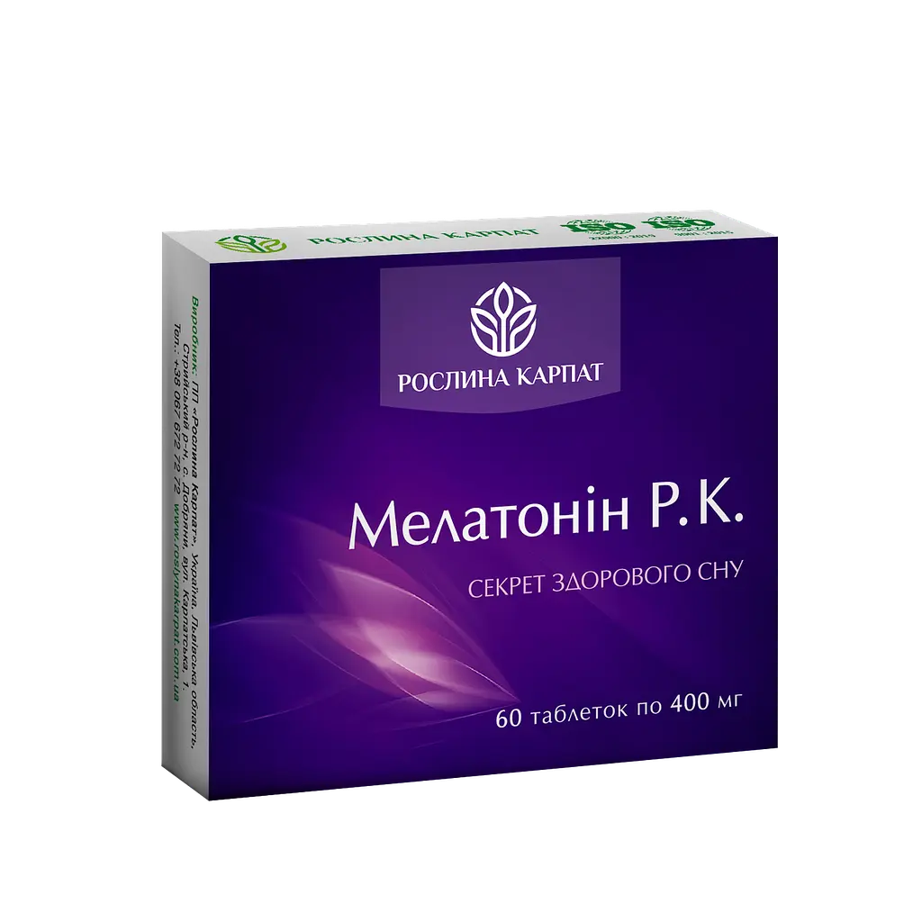 Мелатонін Р.К. 60 таб