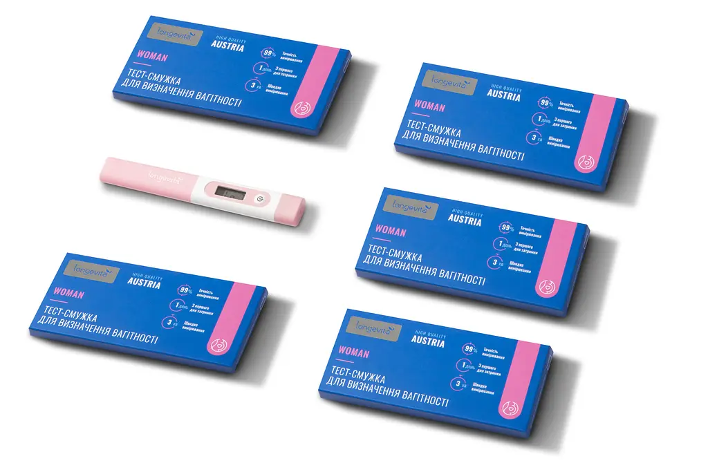 Набор для определения беременности Longevita Woman Hope: 5 тест-полосок TS/1 + MT-31 - фото 3
