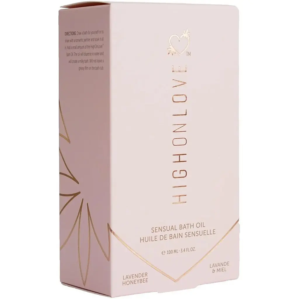 Олія для ванн HighOnLove Bath Oil - Lavender HOneybee (100 мл) - фото 3